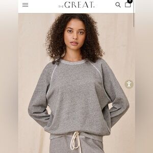 The great grey crew neck sweatshirt